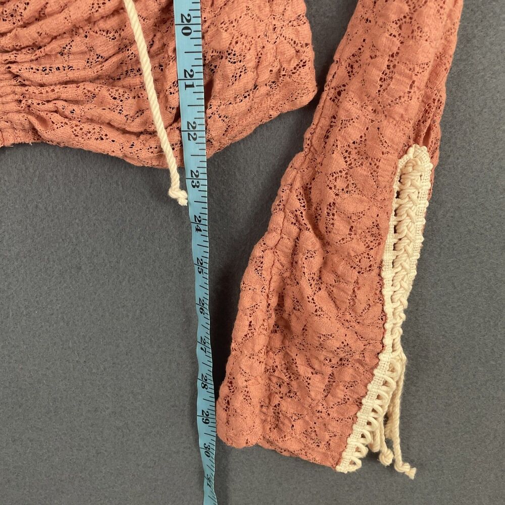 Free People Pink Lace Blouse - Picture 6 of 7